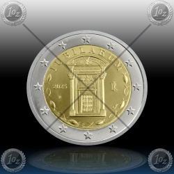 2 EVRO ITALIJA 2025 (St. Peter's Basilica) UNC